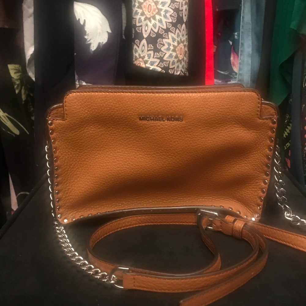 Michael Kors Camel Colored Crossbody Purse